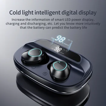 TWS G16 Bluetooth Earphone 5.0 Touch Control Blutooth Earbuds Stereo Noise Cancelling Headset With LED Display Charging Box
TWS G16 Bluetooth Earphone 5.0 Touch Control Blutooth Earbuds Stereo Noise Cancelling Headset With LED Display Charging Box