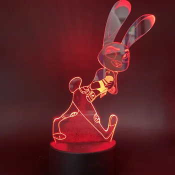 Led Night Light Crazy Animal City Judy Night Light for Children Color Changing Gift Nightlights Cartoon 3D Lamp Animal City Led 
Led Night Light Crazy Animal City Judy Night Light for Children Color Changing Gift Nightlights Cartoon 3D Lamp Animal City Led