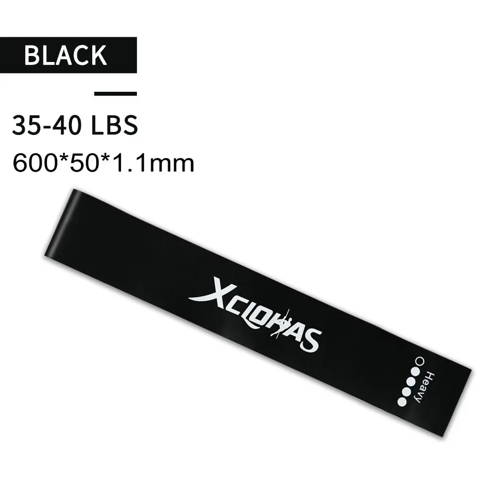 XC LOHAS Fitness Equipment Unisex Resistance Bands Set 5 Level 10-50LBS Gym Training Yoga Pilates Rubber Loops Workout Expander (4)