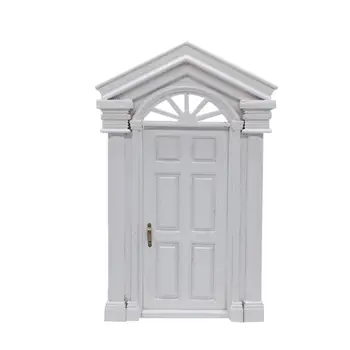 1:12 Dollhouse Wooden Door Vintage Miniature White 6 Panel Exterior Frame Door
1:12 Dollhouse Wooden Door Vintage Miniature White 6 Panel Exterior Frame Door