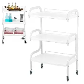 50x33x83cm 3 Tier Storage Trolley Cart Rack Hair Beauty Salon Omni-directional Wheel Storage Rack Trolley Cart for Hair Salons
50x33x83cm 3 Tier Storage Trolley Cart Rack Hair Beauty Salon Omni-directional Wheel Storage Rack Trolley Cart for Hair Salons