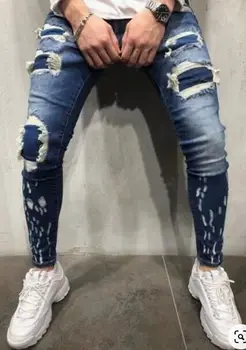 2020 Men Patched hip hop skinny jeans fashion Designer Stretch Streetwear Denim trousers
2020 Men Patched hip hop skinny jeans fashion Designer Stretch Streetwear Denim trousers