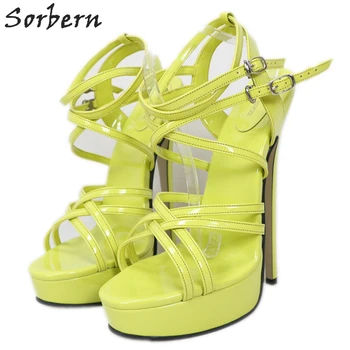 Sorbern Yellow Patent Sandals Women 8 Inch High Heel Platform Summer Shoes Stilettos Night Club Footwear Slingbacks 2020 New
Sorbern Yellow Patent Sandals Women 8 Inch High Heel Platform Summer Shoes Stilettos Night Club Footwear Slingbacks 2020 New