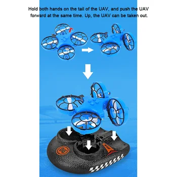 3 in 1 Flying Air Boat Land Driving Mode Detachable RC Drone 3 Speed Modes Quadcopter ZJ55
3 in 1 Flying Air Boat Land Driving Mode Detachable RC Drone 3 Speed Modes Quadcopter ZJ55