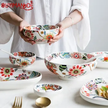 Glaze Bowl Plate Rice Vegetable Soup Noodle Salad Bowl Sauce Serving Dish Tableware Set Kitchen Tools
Glaze Bowl Plate Rice Vegetable Soup Noodle Salad Bowl Sauce Serving Dish Tableware Set Kitchen Tools