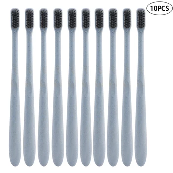 10pcs Wheat Straw Toothbrush Soft Fur oOral Care Antibacterial Toothbrush 2020 New
10pcs Wheat Straw Toothbrush Soft Fur oOral Care Antibacterial Toothbrush 2020 New