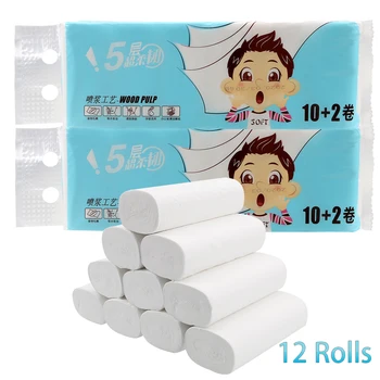 Rolling Paper Bathroom Tissue Roll 12 Rolls 5 Ply White Toilet Paper Toilet Roll For Home Kitchen Accessories
Rolling Paper Bathroom Tissue Roll 12 Rolls 5 Ply White Toilet Paper Toilet Roll For Home Kitchen Accessories