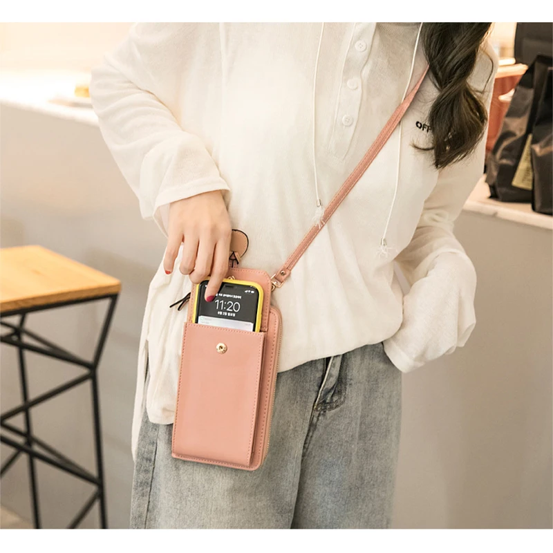 Multifunction Solid Colors Women's Crossbody Bag Large Capacity Travel Single Shoulder Bag Casual Mini Cellphone Bag
Multifunction Solid Colors Women's Crossbody Bag Large Capacity Travel Single Shoulder Bag Casual Mini Cellphone Bag
