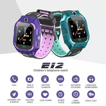 2019 E12 Children Smart Watch Portable Intelligent Watch LBS Position Fast Charger HD Camera LED Movement Tracker Watch For Kids
2019 E12 Children Smart Watch Portable Intelligent Watch LBS Position Fast Charger HD Camera LED Movement Tracker Watch For Kids