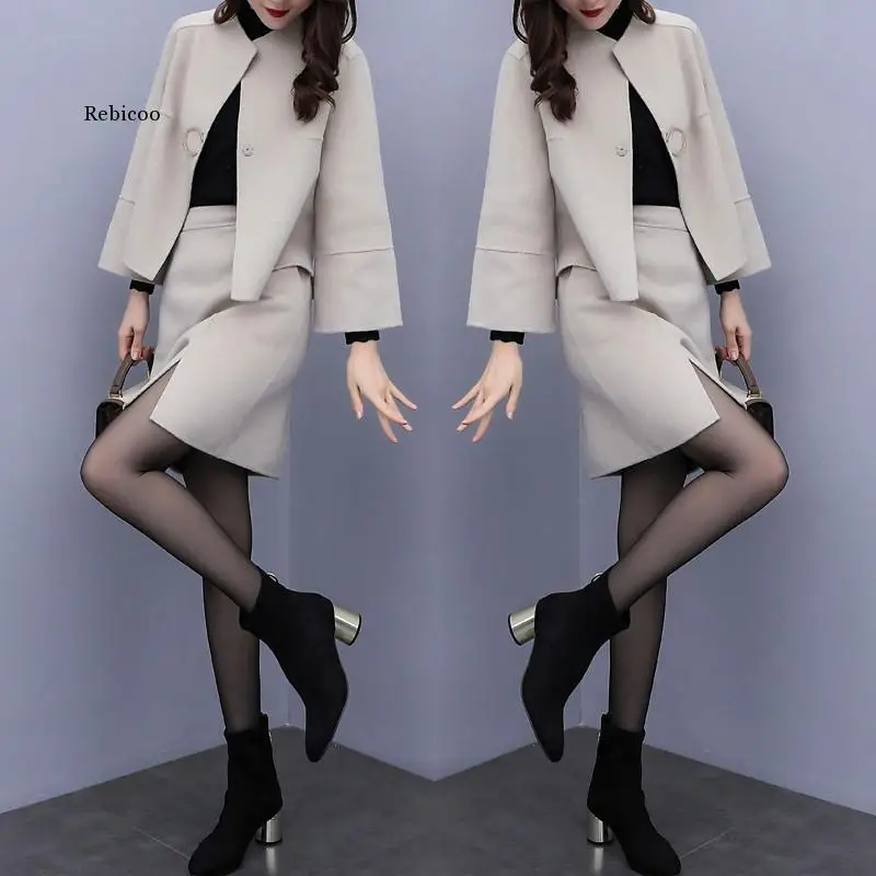 Woolen Two Piece Set Top And Skirt Clothes For Women Large Size Women's Suit Ensemble Femme Survetement Conjunto Feminino
Woolen Two Piece Set Top And Skirt Clothes For Women Large Size Women's Suit Ensemble Femme Survetement Conjunto Feminino