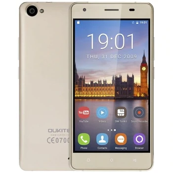 

OUKITEL C5 SmartPhone 2GB RAM 16GB ROM 5.0 Inch Telephone MTK6737 Quad Core 1.3GHz Android 6.0 2000MAH WIFI GPS Mobile Phone