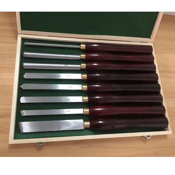 8pcs/set HSS Lathe Chisel Set Woodworking Turning Tool set HSS High Speed Steel Semicircle Knife Hand-held Wooden Turning Tool
8pcs/set HSS Lathe Chisel Set Woodworking Turning Tool set HSS High Speed Steel Semicircle Knife Hand-held Wooden Turning Tool