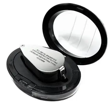 Hot Sale 1pc 40X 25mm Jeweler Optics Loupes Magnifier Glass Magnifying Lens Microscope For Coins Stamps Jewelry Lupe
Hot Sale 1pc 40X 25mm Jeweler Optics Loupes Magnifier Glass Magnifying Lens Microscope For Coins Stamps Jewelry Lupe