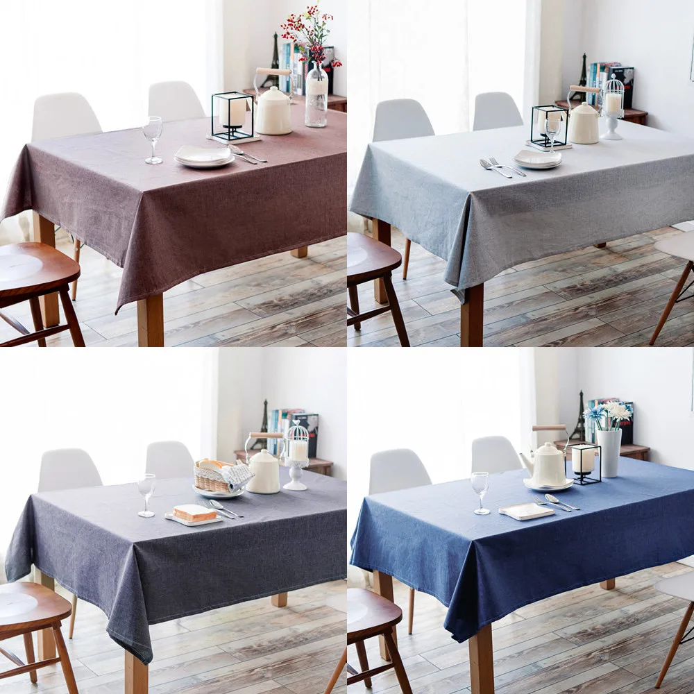 2019 Table Cover Rectangular Tablecloth Elegant Home Decoration Solid Color Kitchen Home Dining Stain-resistant Linens Cloth
2019 Table Cover Rectangular Tablecloth Elegant Home Decoration Solid Color Kitchen Home Dining Stain-resistant Linens Cloth
