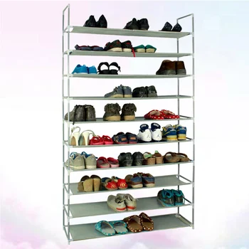 100cm Large Simple Assembly Shoe Shelf 10 Tiers Non-woven Fabric Shoe Rack with Handles for Home
100cm Large Simple Assembly Shoe Shelf 10 Tiers Non-woven Fabric Shoe Rack with Handles for Home