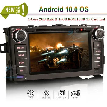 7" Android 10.0 Autoradio CARPLAY BLUETOOTH SATNAV DAB+ GPS DVD Player OBD CarPlay Wifi for TOYOTA AURIS COROLLA ALTI
7" Android 10.0 Autoradio CARPLAY BLUETOOTH SATNAV DAB+ GPS DVD Player OBD CarPlay Wifi for TOYOTA AURIS COROLLA ALTI