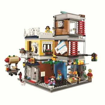 11401 985pcs 3in1 City Creator Townhouse Pet Shop & Cafe Store Bela Building Blocks Compatible With Lepining 31097 Bricks Toy
11401 985pcs 3in1 City Creator Townhouse Pet Shop & Cafe Store Bela Building Blocks Compatible With Lepining 31097 Bricks Toy