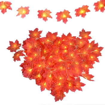 Maple Leaf LED Lights for Room, Outdoor String Lights Fall Decorations for Home, Festival Decorations Fairy Lights Battery Opera
Maple Leaf LED Lights for Room, Outdoor String Lights Fall Decorations for Home, Festival Decorations Fairy Lights Battery Opera
