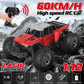 1:12 60Km/h RC Remote Control Car High Speed RC Electric Monster Truck Off Road Vehicle RC Cars Gifts toys For Children Kids
1:12 60Km/h RC Remote Control Car High Speed RC Electric Monster Truck Off Road Vehicle RC Cars Gifts toys For Children Kids