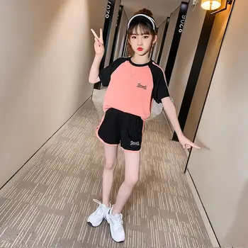 Teen Girls Sets of Clothes for Fitness Sportwear Yoga Set Summer Outfit Korean Kids Clothes for Girls Age 5 8 9 11 12 13Year Old
Teen Girls Sets of Clothes for Fitness Sportwear Yoga Set Summer Outfit Korean Kids Clothes for Girls Age 5 8 9 11 12 13Year Old