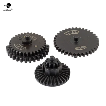 SHS Steel Helical Reinforcement Low Noise High Torque Gear Set for Ver2/3 AEG Gearbox Hunting Army Paintball Game Accessories
SHS Steel Helical Reinforcement Low Noise High Torque Gear Set for Ver2/3 AEG Gearbox Hunting Army Paintball Game Accessories