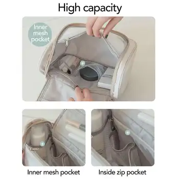 Women Makeup Bag Large Waterproof Nylon Travel Cosmetic Bag Cheap Unisex Bags Organizer Necessaries Make Up Wash Toiletry Bags
Women Makeup Bag Large Waterproof Nylon Travel Cosmetic Bag Cheap Unisex Bags Organizer Necessaries Make Up Wash Toiletry Bags