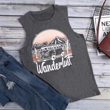 Gray Tank Top Women Letter Print Tanks Female Sleeveless Tees Summer Tank Top mujer Camis O-neck Summer Top femme
Gray Tank Top Women Letter Print Tanks Female Sleeveless Tees Summer Tank Top mujer Camis O-neck Summer Top femme