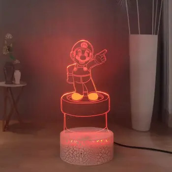 Free Shipping Gift Lamp Super mario LED Night Light for Kids Mario Table Lamp USB Touch Desk Lamp Bedside Lamp RGB Multicolor
Free Shipping Gift Lamp Super mario LED Night Light for Kids Mario Table Lamp USB Touch Desk Lamp Bedside Lamp RGB Multicolor