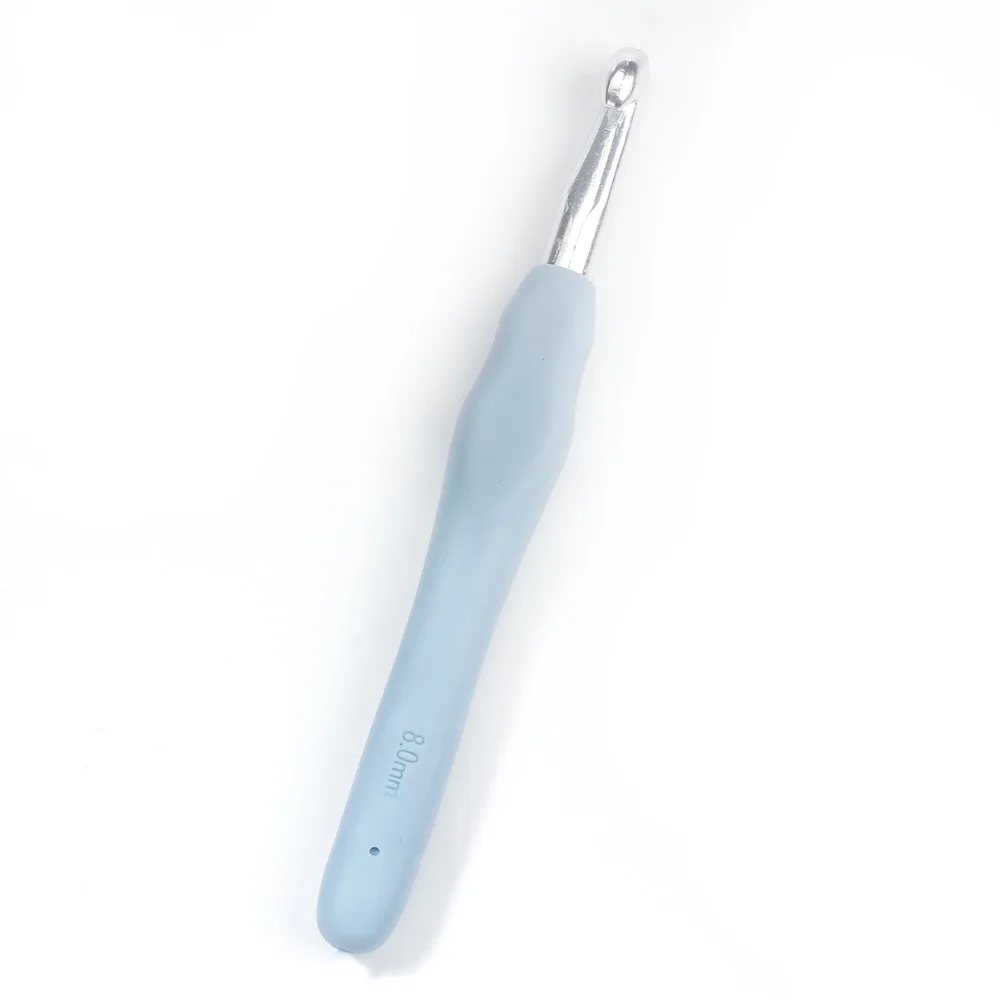 2PCs 8mm Blue Color TPR Aluminum Crochet Hook Set Knitting Needles Soft Handle Sweater Sewing Needles Knitting Tools 13.9cm long
2PCs 8mm Blue Color TPR Aluminum Crochet Hook Set Knitting Needles Soft Handle Sweater Sewing Needles Knitting Tools 13.9cm long