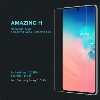 10pcs For Samsung Galaxy S10 Lite 2020 Tempered Glass Nillkin for S10 Lite Screen Protector Amazing H Anti-Explosion premium
10pcs For Samsung Galaxy S10 Lite 2020 Tempered Glass Nillkin for S10 Lite Screen Protector Amazing H Anti-Explosion premium