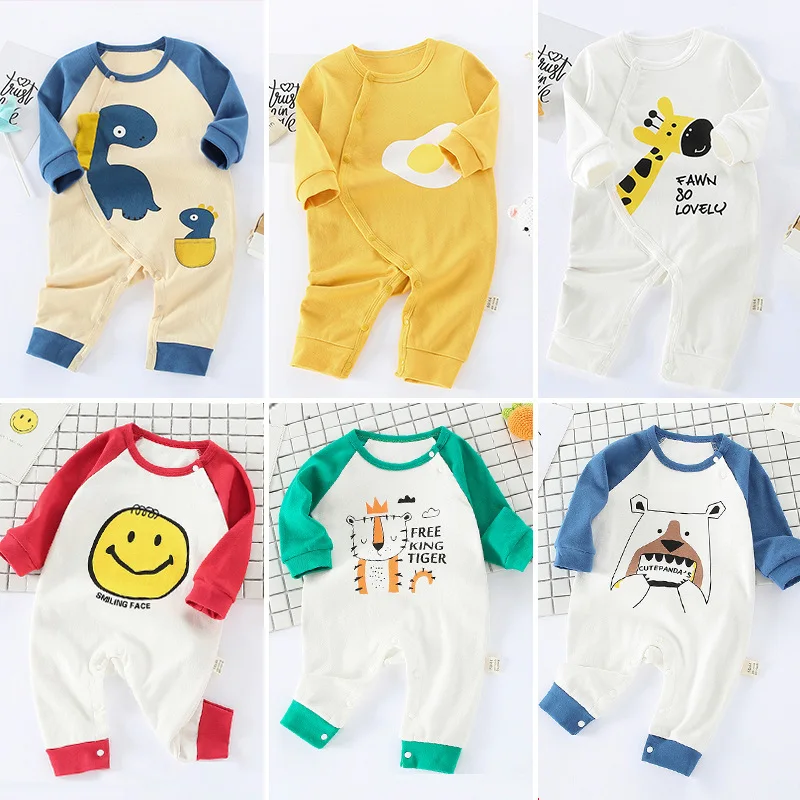 Baby Jumpsuit pure cotton newborn hip suit spring and autumn men's net red baby clothes fashion cute girl climbing pajamas 
Baby Jumpsuit pure cotton newborn hip suit spring and autumn men's net red baby clothes fashion cute girl climbing pajamas