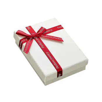 Jewelry Box Organizer Packaging Ribbon Bow Necklace/Earring Kraft Paper Package 11x8x3 Cm Gift Cases
Jewelry Box Organizer Packaging Ribbon Bow Necklace/Earring Kraft Paper Package 11x8x3 Cm Gift Cases