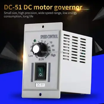 DC-51 200W Speed Controller, DC 24V 90V 180V 220V Adjustable DC Motor Speed Controller Input AC 220V
DC-51 200W Speed Controller, DC 24V 90V 180V 220V Adjustable DC Motor Speed Controller Input AC 220V