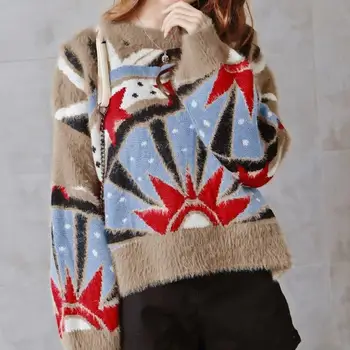 Korean Style Women Thick Cashmere Sweaters Pullovers Winter Clothes Lantern Sleeve Loose Casual Knitted Tops
Korean Style Women Thick Cashmere Sweaters Pullovers Winter Clothes Lantern Sleeve Loose Casual Knitted Tops