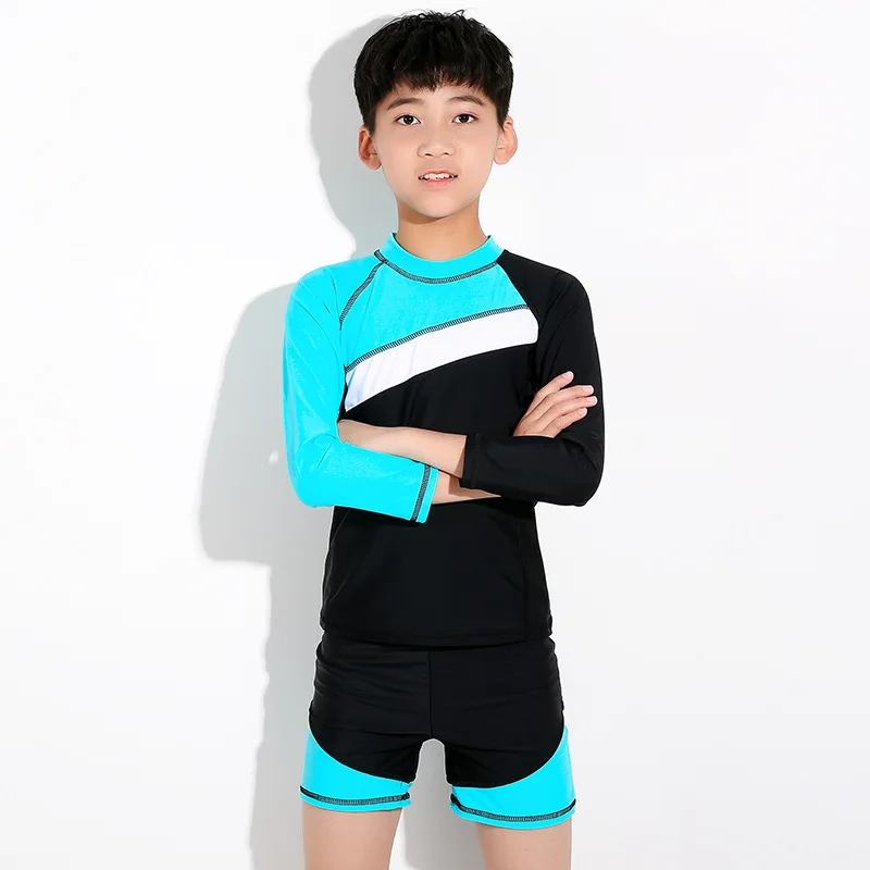 2020 New Style Korean-style Parent And Child BOY'S Conservative Diving Suit Sun-resistant Swimsuit Hot Springs CHILDREN'S Swimsu
2020 New Style Korean-style Parent And Child BOY'S Conservative Diving Suit Sun-resistant Swimsuit Hot Springs CHILDREN'S Swimsu