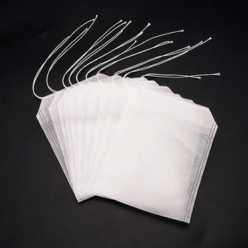 Tea Bags 100Pcs/Lot Empty Scented Drawstring Pouch Bag 7*9CM Seal Filter Cook Herb Spice Loose Coffee Pouches Tools
Tea Bags 100Pcs/Lot Empty Scented Drawstring Pouch Bag 7*9CM Seal Filter Cook Herb Spice Loose Coffee Pouches Tools