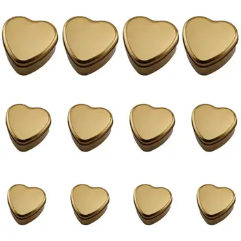 12Pcs Tinplate Boxes Candy Cookie Boxes Heart-Shaped Candy Cookie Packaging Grind Arenaceous Tin Box For Wedding Festival
12Pcs Tinplate Boxes Candy Cookie Boxes Heart-Shaped Candy Cookie Packaging Grind Arenaceous Tin Box For Wedding Festival