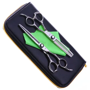 6 Inch Professional Japan Hairdressing Scissors Hair Cutting/Thinning Shears for Salon Barber High-quality SUS440C
6 Inch Professional Japan Hairdressing Scissors Hair Cutting/Thinning Shears for Salon Barber High-quality SUS440C
