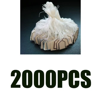 2000PCS Small Merchandise Price Tags White Blank with Strings Strung 24x18mm
2000PCS Small Merchandise Price Tags White Blank with Strings Strung 24x18mm