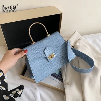 Crocodile Pattern PU Leather Crossbody Bags For Women Small Totes With Metal Handle Lady Shoulder Messenger Bag Handbags
Crocodile Pattern PU Leather Crossbody Bags For Women Small Totes With Metal Handle Lady Shoulder Messenger Bag Handbags