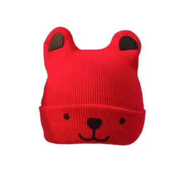 Girls Boys Baby Winter Newborn Cute Warm Kids Cartoon Ear Design Hats Knitted Wool Hemming Caps1-3y 
Girls Boys Baby Winter Newborn Cute Warm Kids Cartoon Ear Design Hats Knitted Wool Hemming Caps1-3y