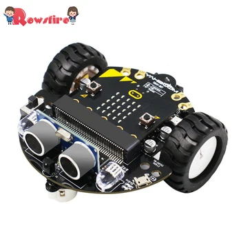 DIY Obstacle Avoidance Smart Programmable Robot Car Educational Learning Kit with Mainboard for Micro:bit
DIY Obstacle Avoidance Smart Programmable Robot Car Educational Learning Kit with Mainboard for Micro:bit