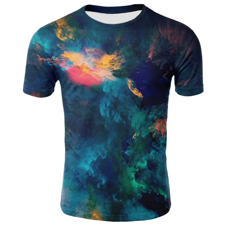 Casual Summer Style 3D Colorful fog Printing T-shirt Fashion Print Short Sleeve Tees Men Tops Color Print Art Streetwear S-5XL
Casual Summer Style 3D Colorful fog Printing T-shirt Fashion Print Short Sleeve Tees Men Tops Color Print Art Streetwear S-5XL