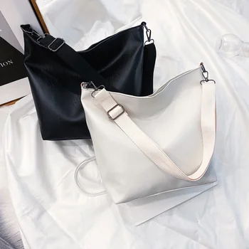 2020 Fashion Pu Leather Women's Handbags Large Capacity Designer Casual Ladies Tote Female Bucket Black White Women Shoulder Bag
2020 Fashion Pu Leather Women's Handbags Large Capacity Designer Casual Ladies Tote Female Bucket Black White Women Shoulder Bag