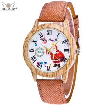 Watches Women Christmas Elderly Pattern Wood Grain Denim Band Analog Quartz Vogue Watches relogio feminino Рождественские часы
Watches Women Christmas Elderly Pattern Wood Grain Denim Band Analog Quartz Vogue Watches relogio feminino Рождественские часы