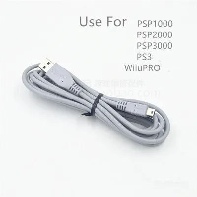 Original mini USB Data Charging Cable For PS3 WIIU pro PSP1000 2000 3000 Console | Электроника