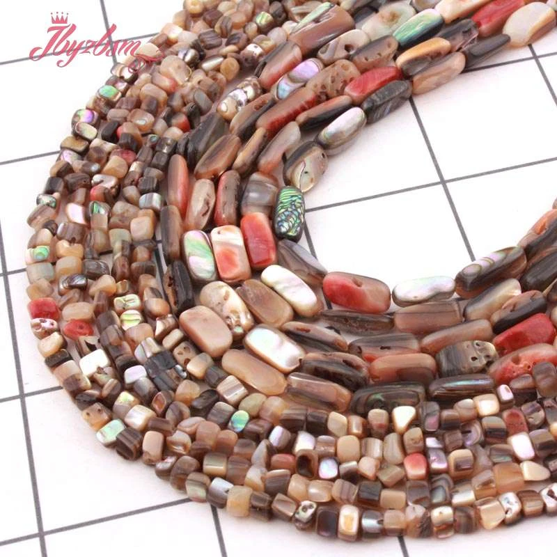 Natural Freeform Multicolor Abalone Shell Beads Natural Stone Beads For DIY Women Necklace Bracelet Jewelry Making 15"
Natural Freeform Multicolor Abalone Shell Beads Natural Stone Beads For DIY Women Necklace Bracelet Jewelry Making 15"