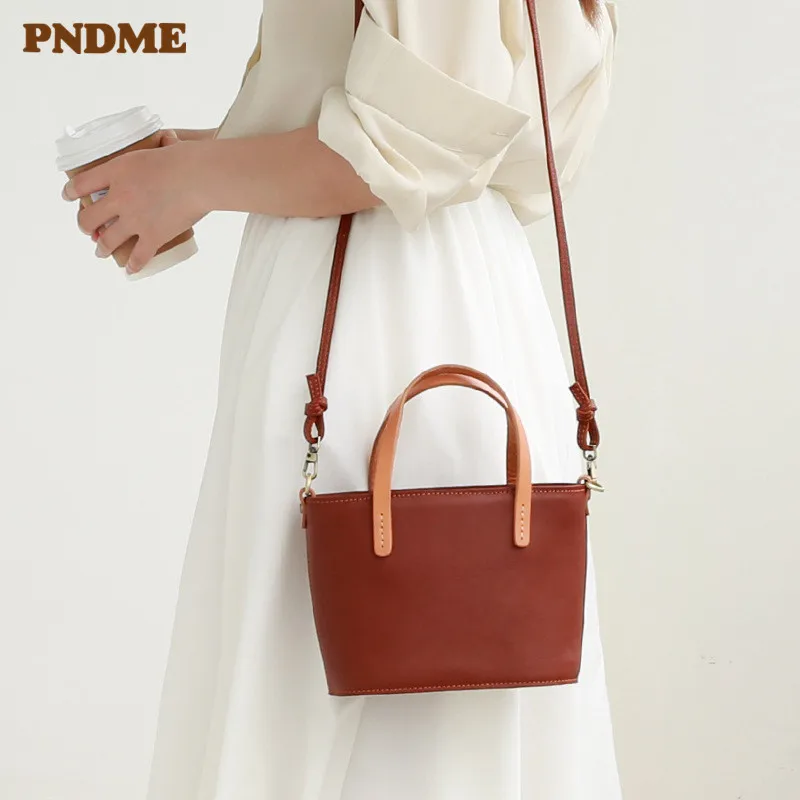 PNDME fashion vintage high quality leather ladies shoulder messenger bags casual simple luxury women's small handbag for female
PNDME fashion vintage high quality leather ladies shoulder messenger bags casual simple luxury women's small handbag for female