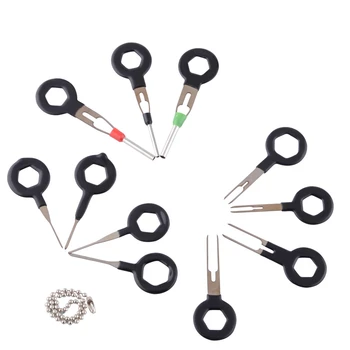 11pcs Car Terminal Pusher Pin Remove Tool Repair Extractor Kit Accessories Electrical Wiring Connector Professional Repair Tool
11pcs Car Terminal Pusher Pin Remove Tool Repair Extractor Kit Accessories Electrical Wiring Connector Professional Repair Tool