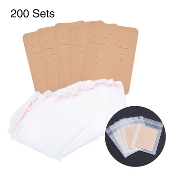 200 PCS/Set Mini Organizer Rectangle Self Seal Bag DIY Ear Studs Home Earring Display Card Blank Tag Holder Jewelry Packaging
200 PCS/Set Mini Organizer Rectangle Self Seal Bag DIY Ear Studs Home Earring Display Card Blank Tag Holder Jewelry Packaging